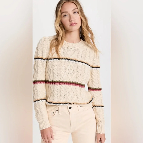 NEW Veronica  Beard Bruna Cream Pullover Sweater | size XS - Picture 1 of 11